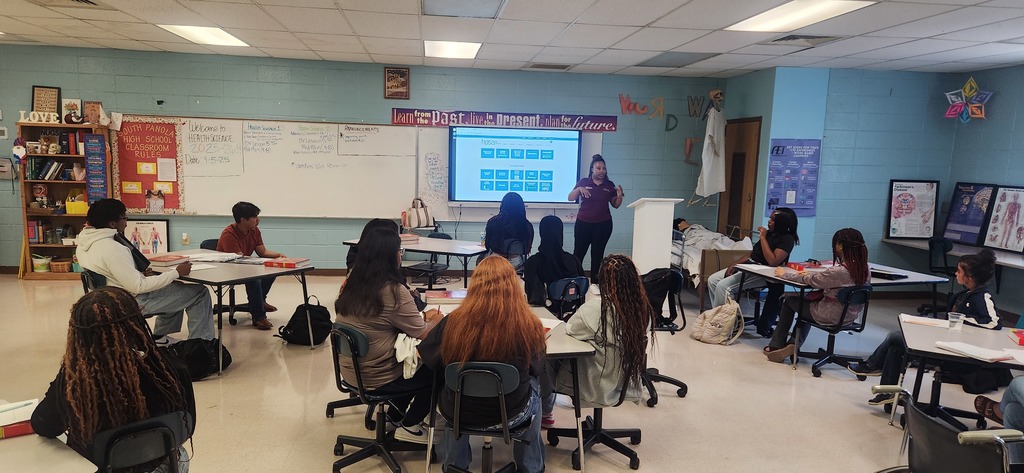 Students explored the benefits of joining HOSA