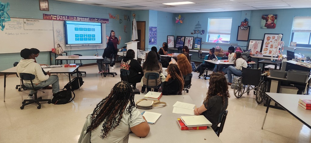 Students explored the benefits of joining HOSA