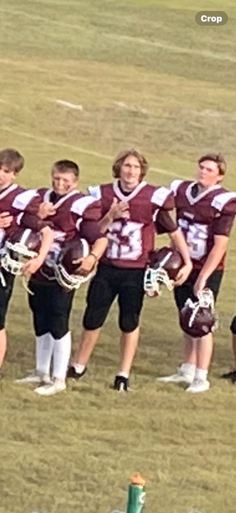 Football players on field