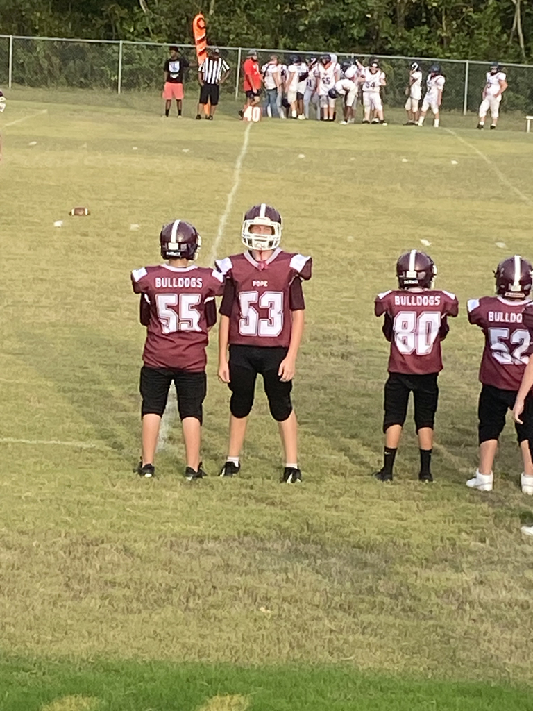 Football players on field