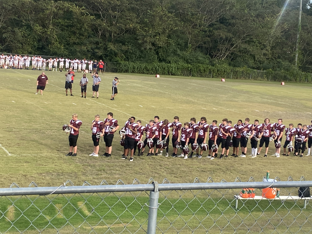 Football players on field