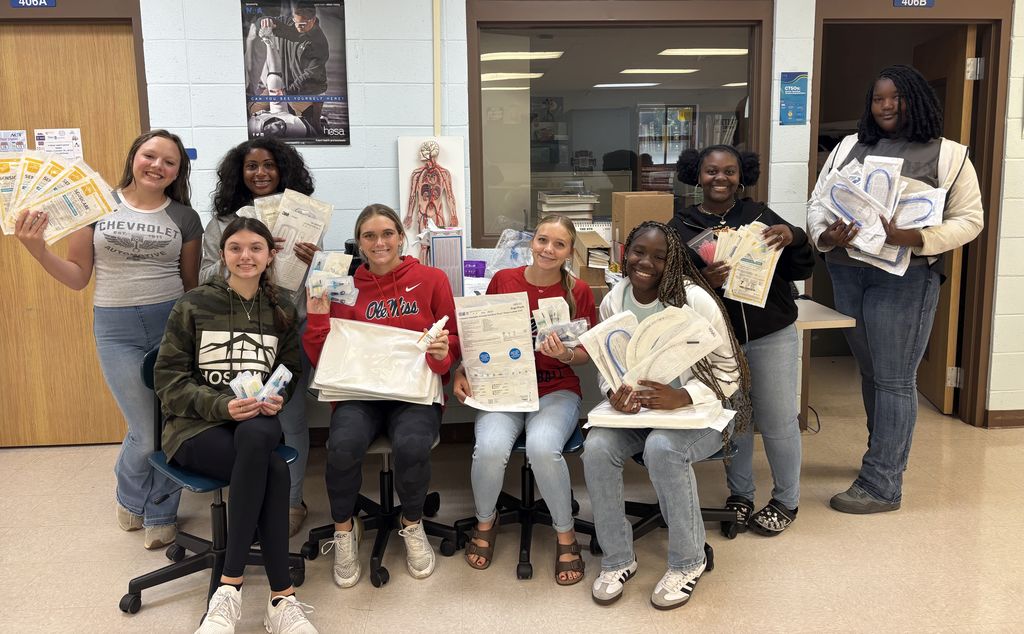 Progressive Health in Batesville donated out-of-date supplies to our Health Science classes at SPHS
