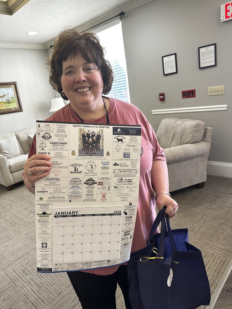 Our South Panola FFA Officer Team spent the Monday preparing and delivering thoughtful goodie bags to the residents of Azalea Commons Assisted Living!