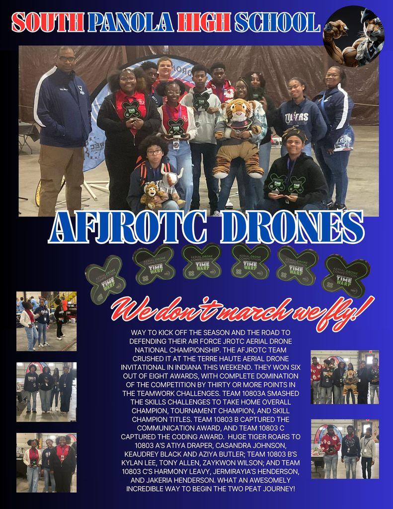 AFJROTC Drone Competition Results