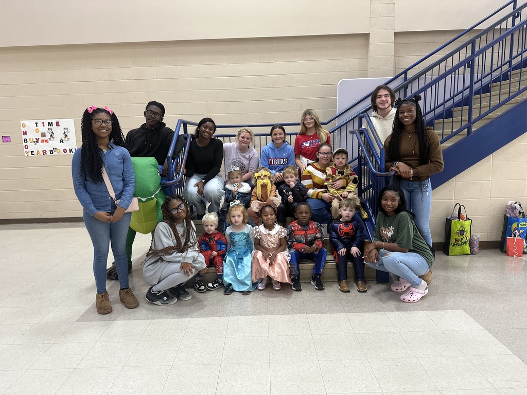 Tiger Care goes trick or treating around SPHS