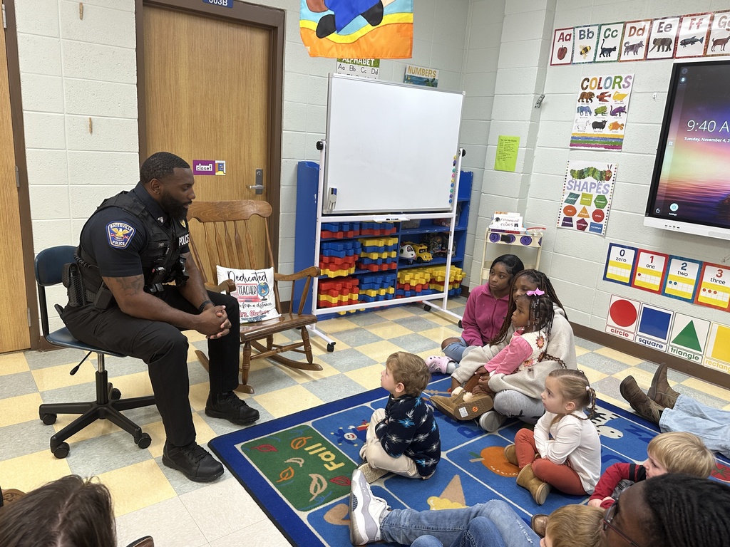 Sergeant Smith stopped by to talk with our Tiger Care about the important job police officers do.