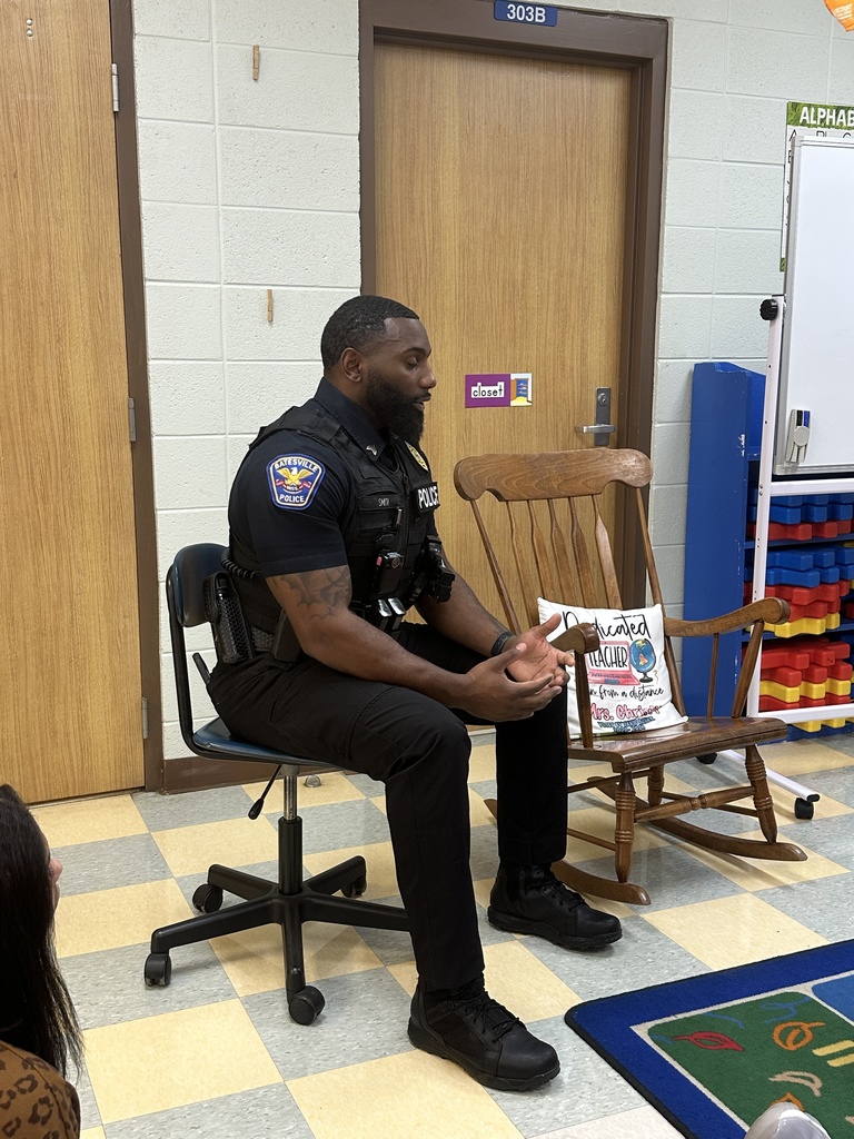 Sergeant Smith stopped by to talk with our Tiger Care about the important job police officers do.