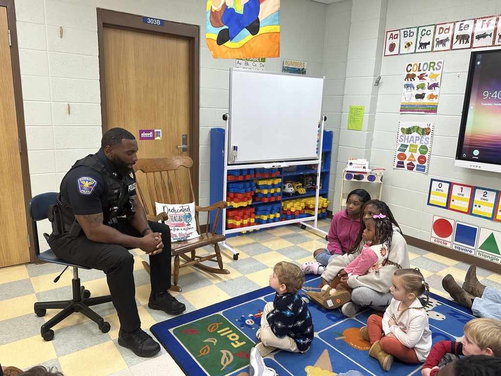 Sergeant Smith stopped by to talk with our Tiger Care about the important job police officers do.