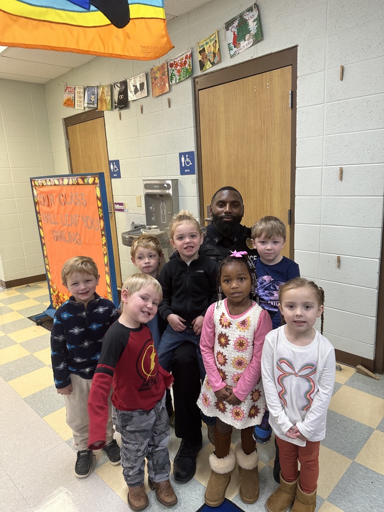 Sergeant Smith stopped by to talk with our Tiger Care about the important job police officers do.