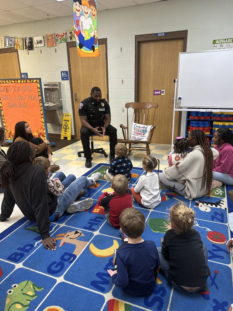 Sergeant Smith stopped by to talk with our Tiger Care about the important job police officers do.