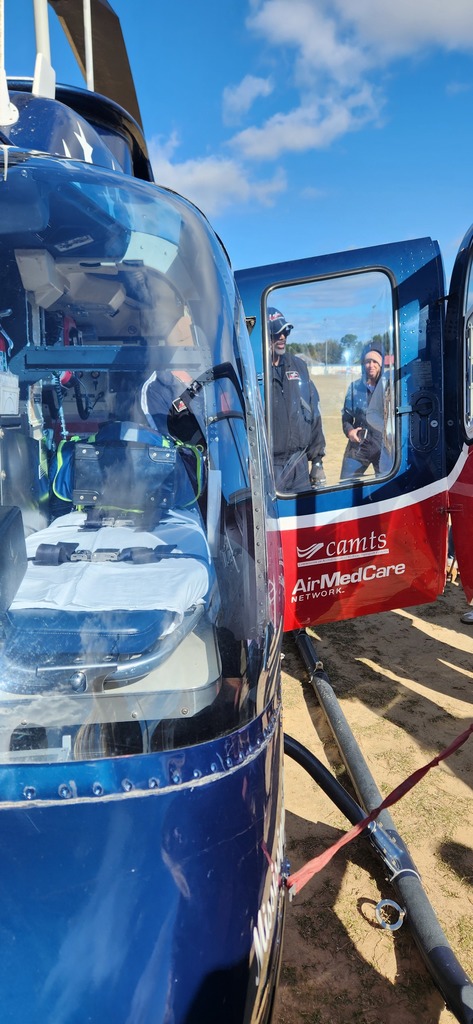 Health Science classes had an unforgettable experience with Air Evac Lifeteam