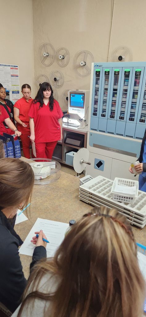 Health Care and Clinical Services students had an opportunity to tour Tyson Pharmacy in Holly Springs