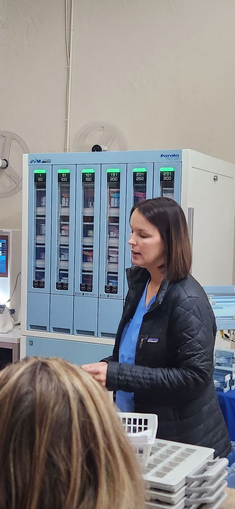 Health Care and Clinical Services students had an opportunity to tour Tyson Pharmacy in Holly Springs