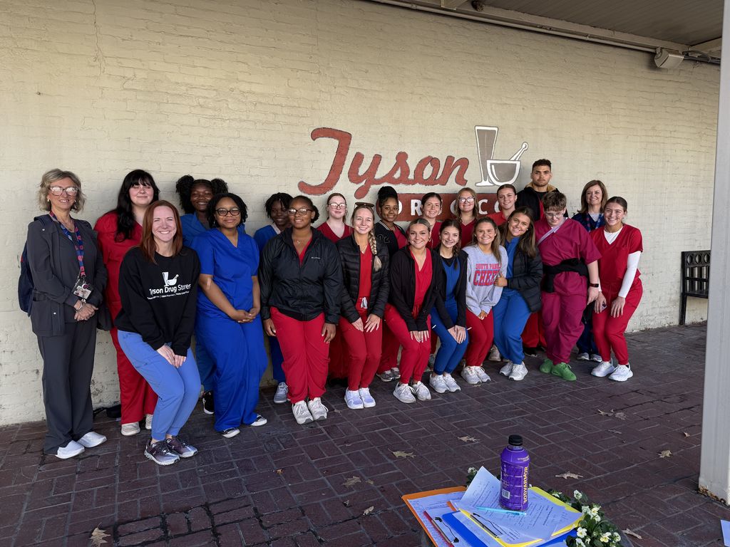 Health Care and Clinical Services students had an opportunity to tour Tyson Pharmacy in Holly Springs
