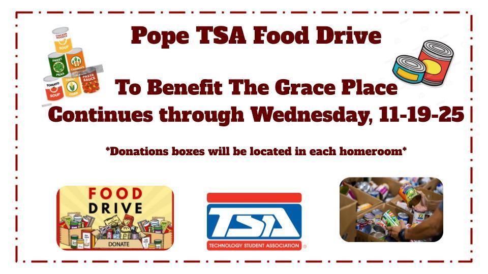 Canned Food Drive Flyer
