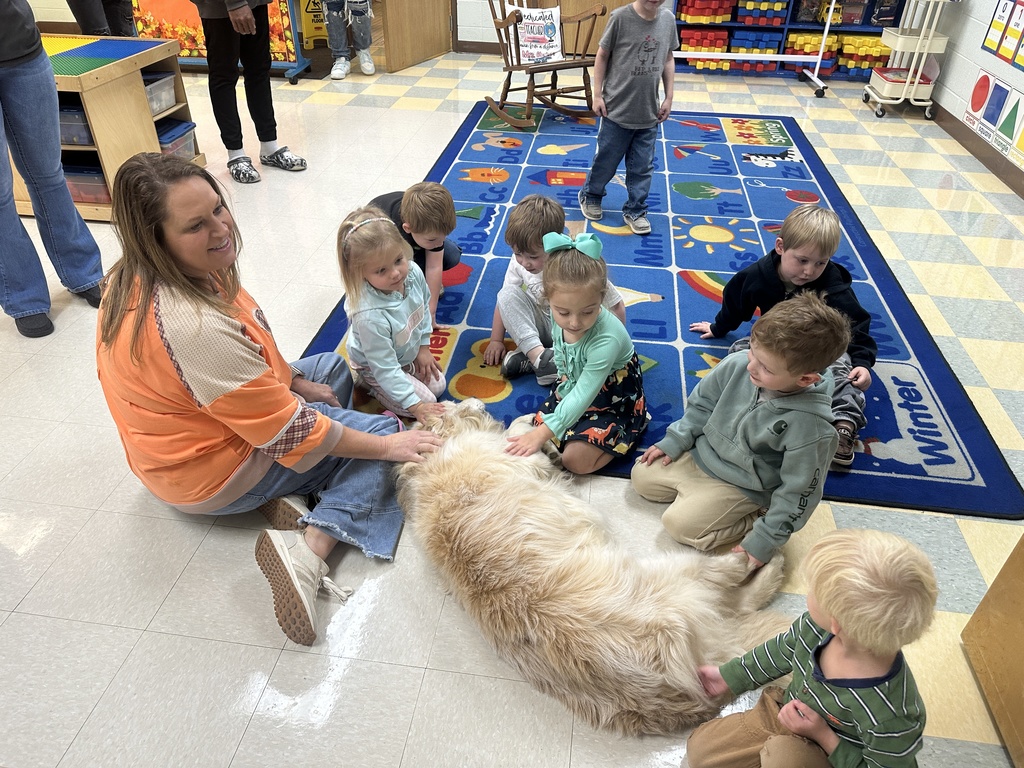 Dr. Unruh talked with our students about how to care for pets