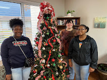 SP Health Science students decorate Christmas trees at local nursing homes.