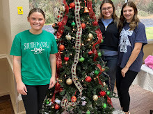 SP Health Science students decorate Christmas trees at local nursing homes.