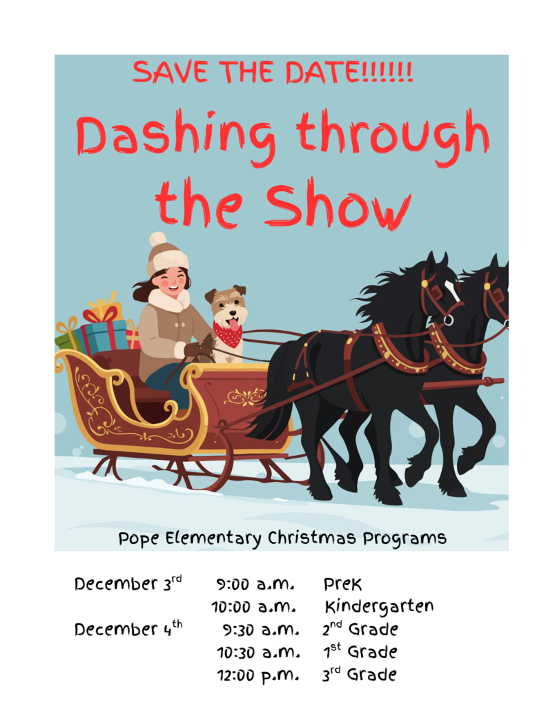 Elementary Christmas Program Flyer