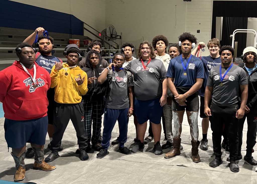 The boys powerlifting team competed at the Grenada Invitational meet.
