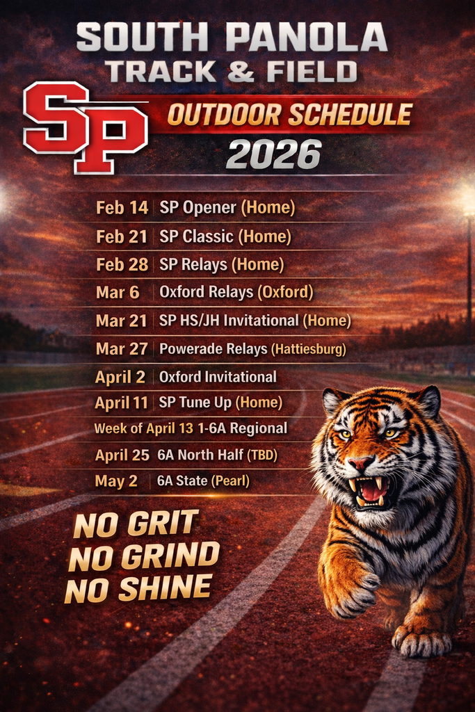 SPHS Track and Field schedule