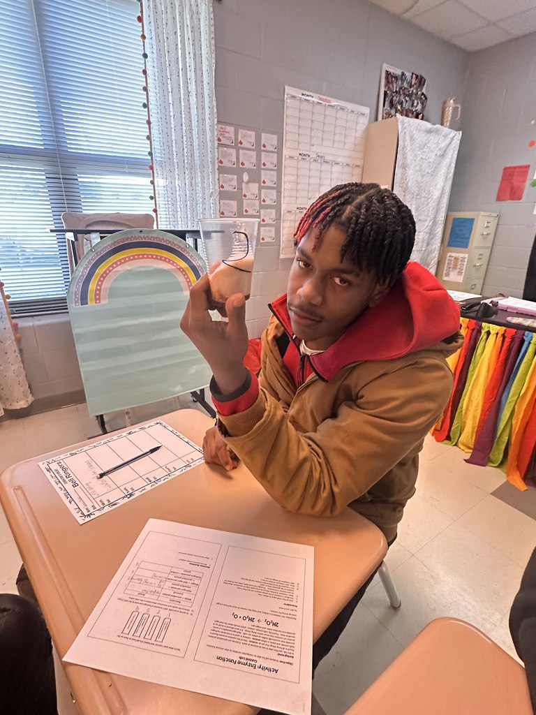 Foundations of Biology classes finished up their biomolecules unit by investigating the effect pH and temperature have on enzyme function in this hands-on lab. 