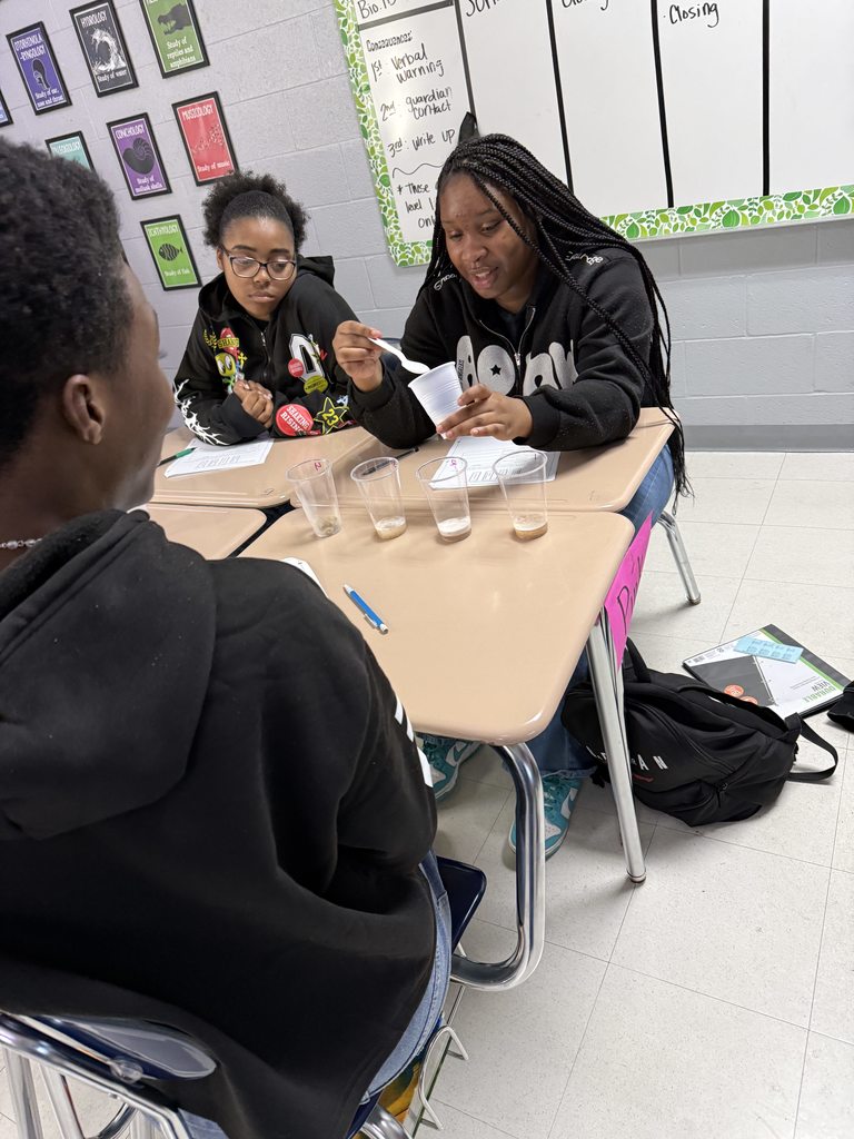 Foundations of Biology classes finished up their biomolecules unit by investigating the effect pH and temperature have on enzyme function in this hands-on lab. 