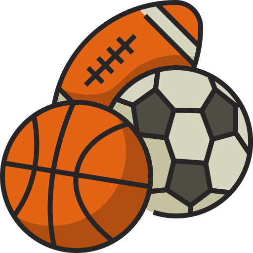football, basketball, soccer