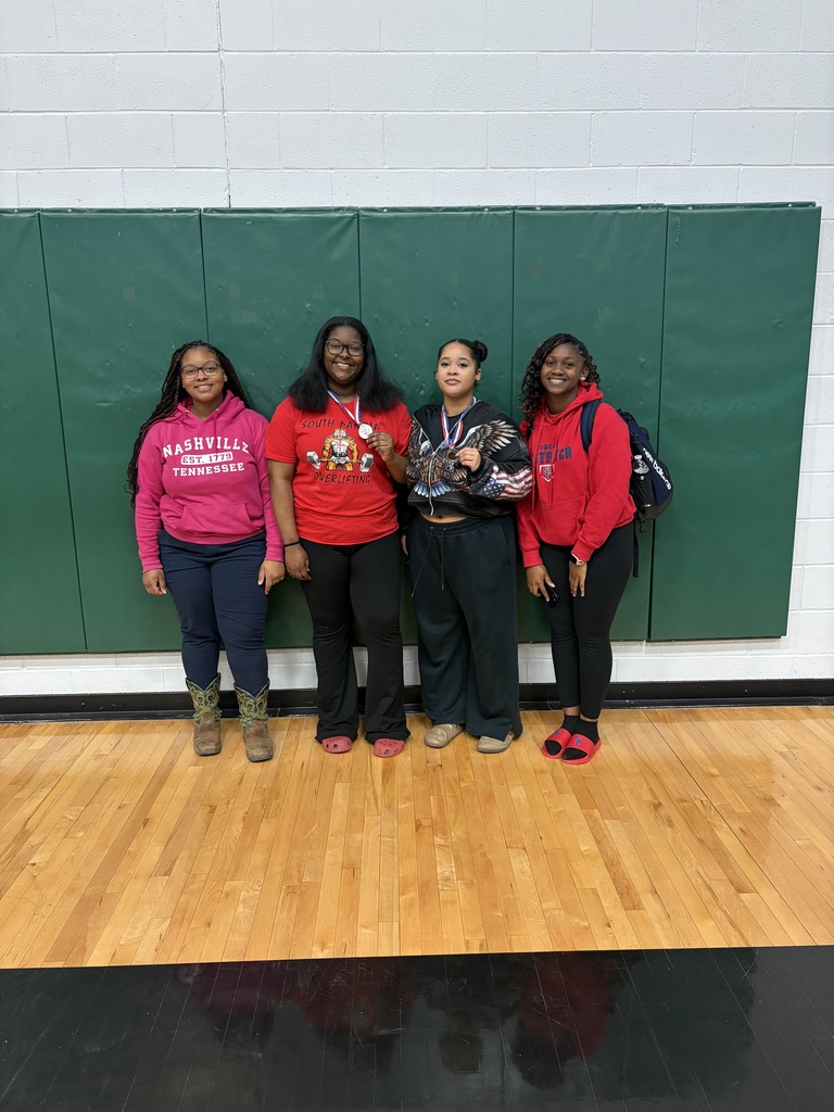 The girls powerlifting team competed at North Half at Lake Cormornat