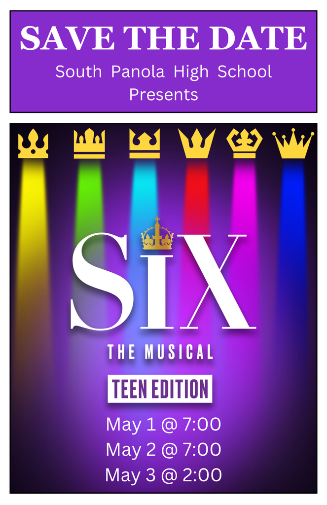 SIX The Musical - Teen Edition flyer