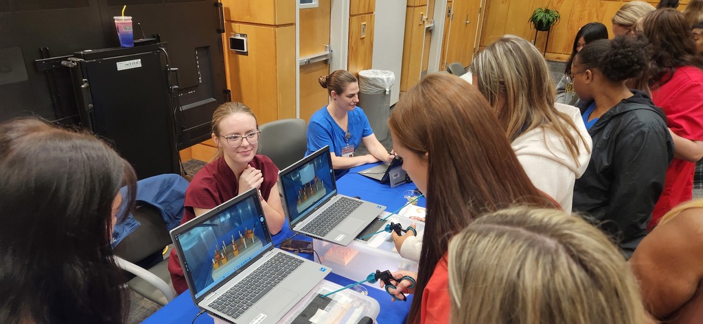 SPHS Healthcare & Clinical Services students from Mrs. Shultice and Mrs. Sprouse’s classes had ahands-on learning experience at UMMC Discovery Day in Jackson, MS