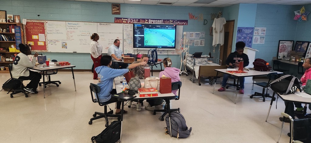 SPHS Health Science students had the  opportunity to hear from guest speakers J. Faulkner, DON, and T. Jones, NP, from the Tallahatchie County Correctional Facility