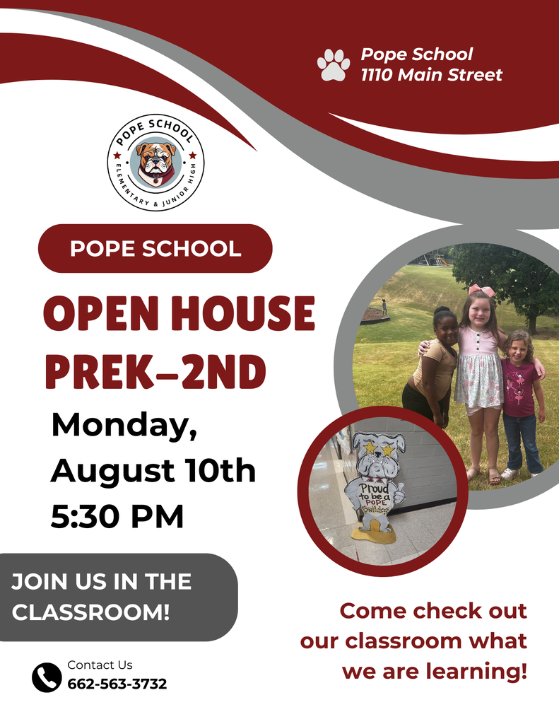 PreK through 2nd Grade Open House