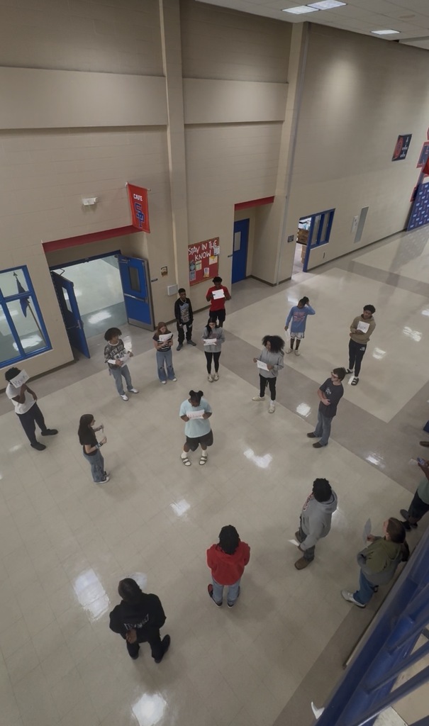Mrs. Towles' Earth and Space Class simulated the parts of the Nebular Theory