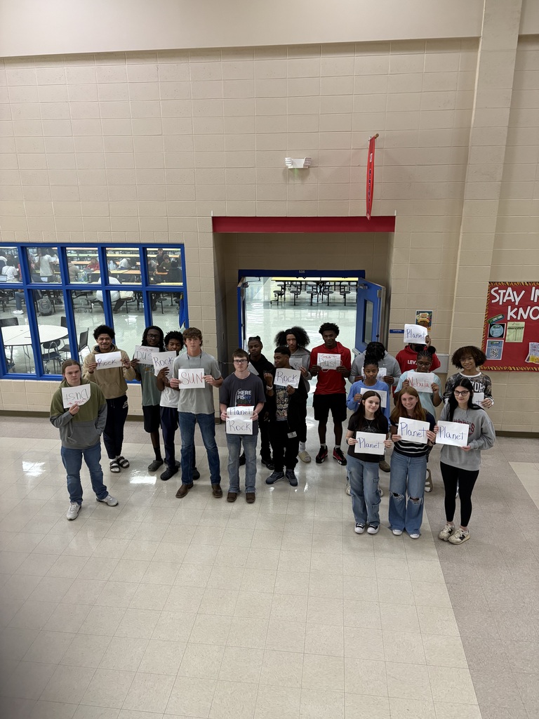 Mrs. Towles' Earth and Space Class simulated the parts of the Nebular Theory