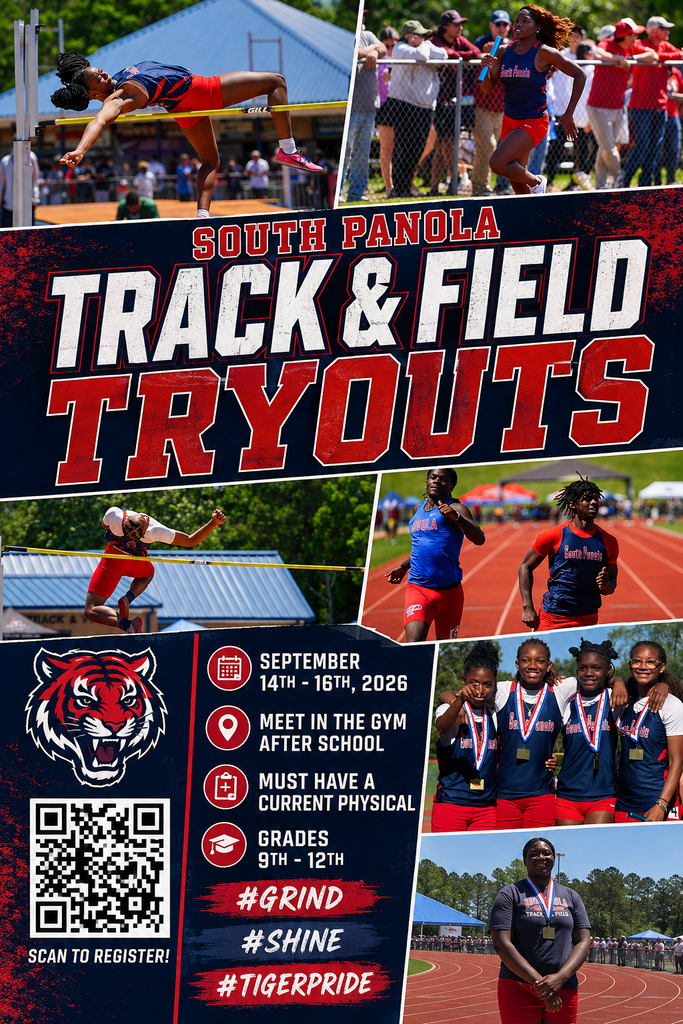 Track & Field Tryout flyer