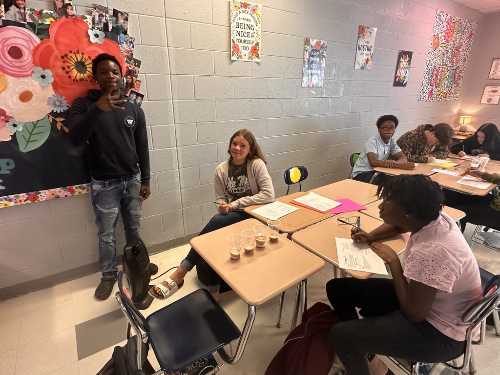 Mrs. Pegueros's Foundations of Biology students put science into action during an engaging enzyme potato lab.