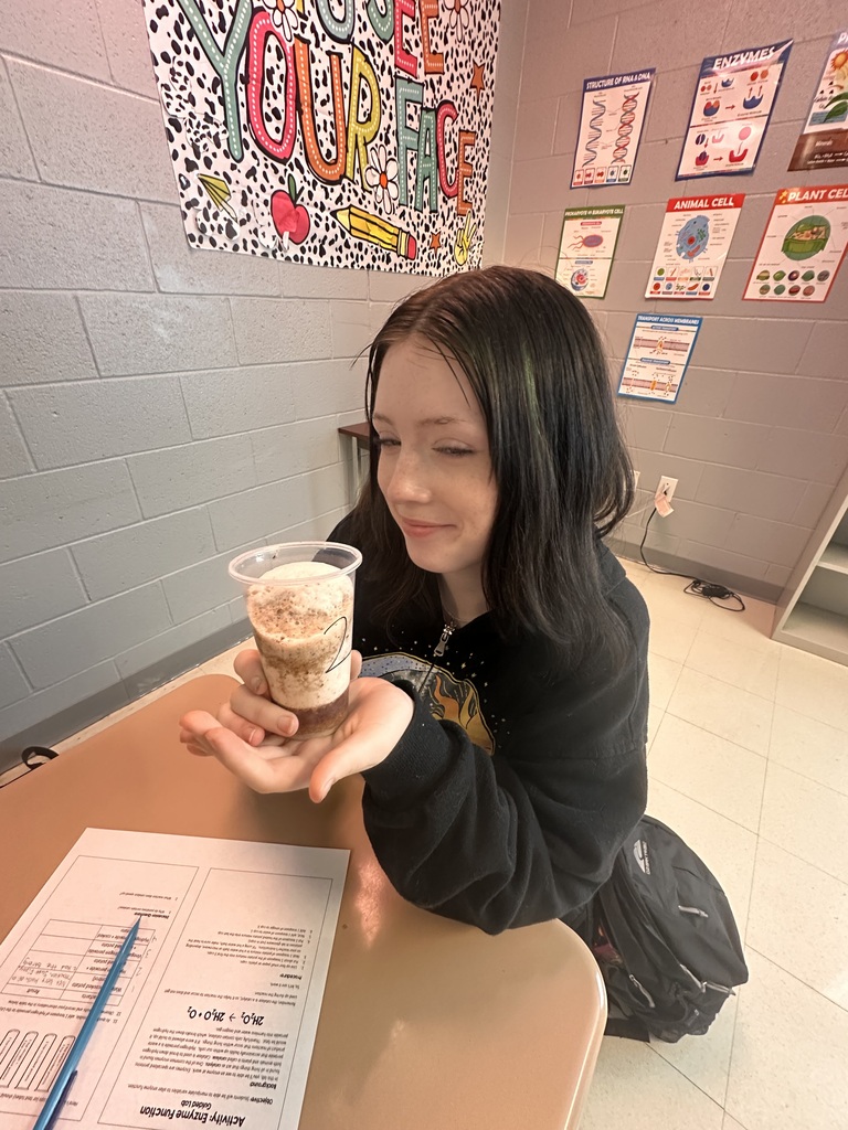 Mrs. Pegueros's Foundations of Biology students put science into action during an engaging enzyme potato lab.