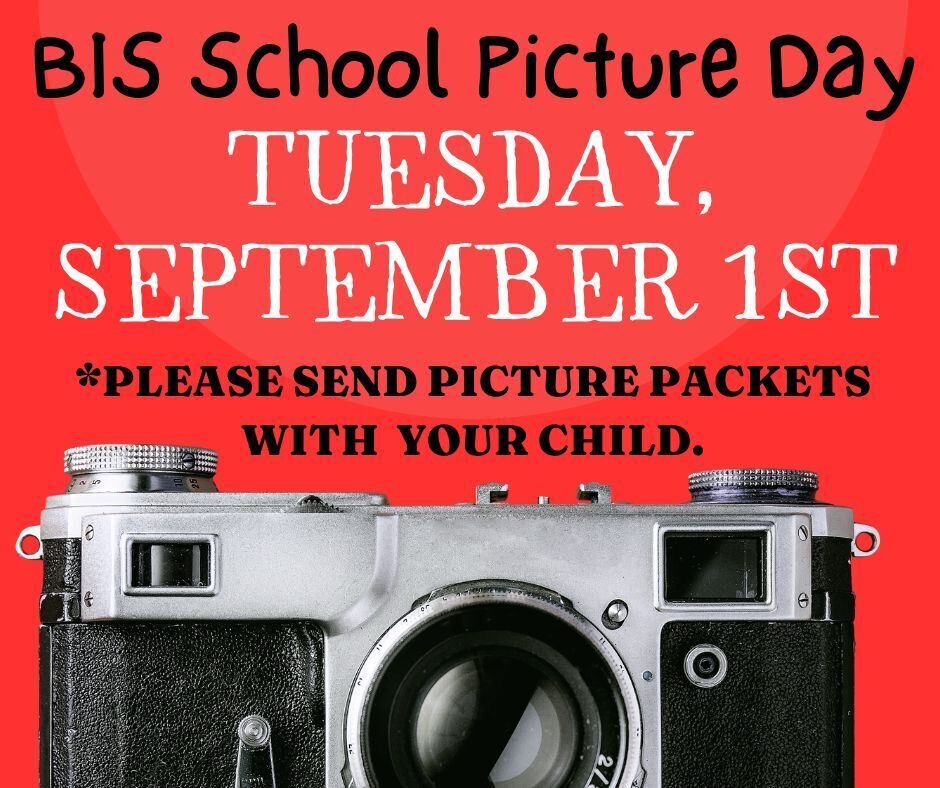 Picture Day - September 1st