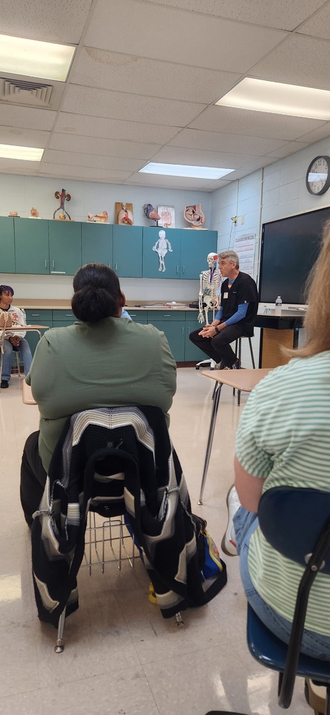 Our SPHS Healthcare & Clinical Services students had the opportunity to hear from Dr. William Dabbs.