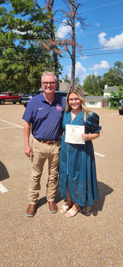 South Panola High School is proud to recognize Ava Shultice as our Rotary Student of the Month!