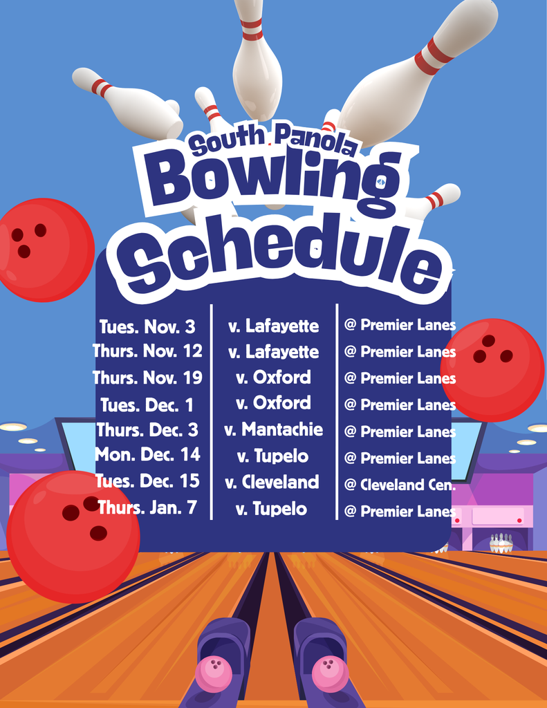 South Panola Bowling Team schedule
