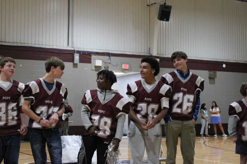 junior high football players