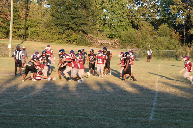football team on field