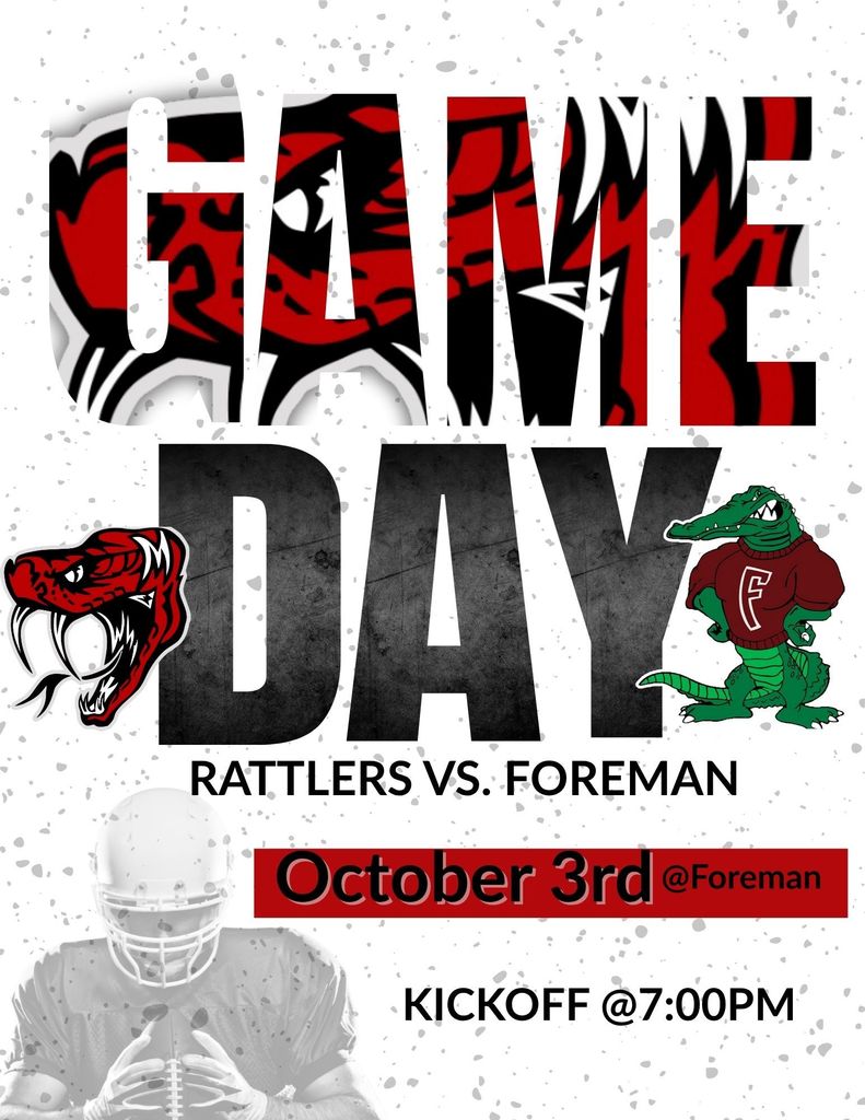 Rattler Game day vs Foreman 10/3