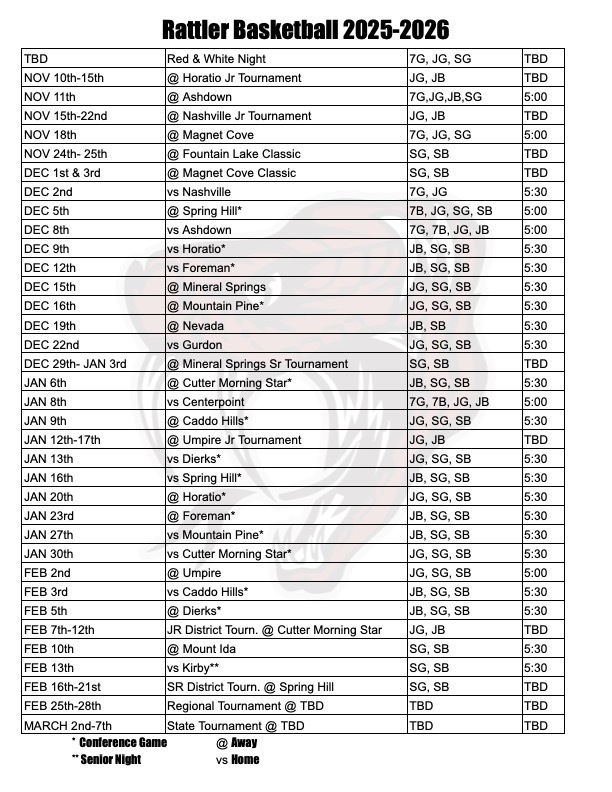 25-26 Basketball Schedule