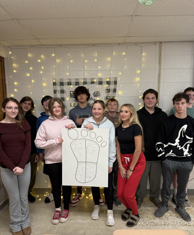 Mrs. Taylor’s entire 8th grade English class. 