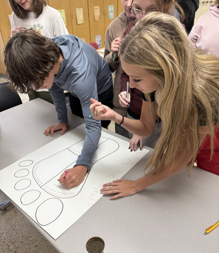 Student’s completing the activity.