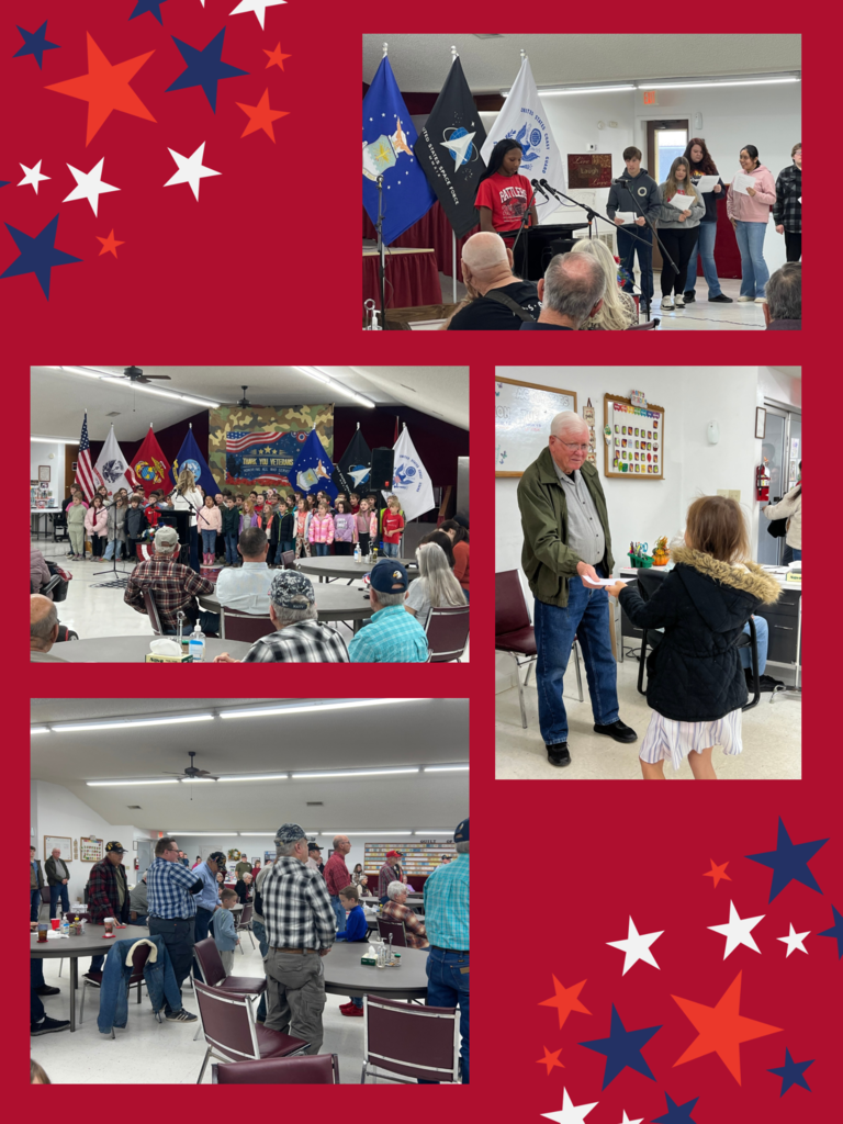 South PIke County participates in Veterans Day program at the Senior Citizens Center.