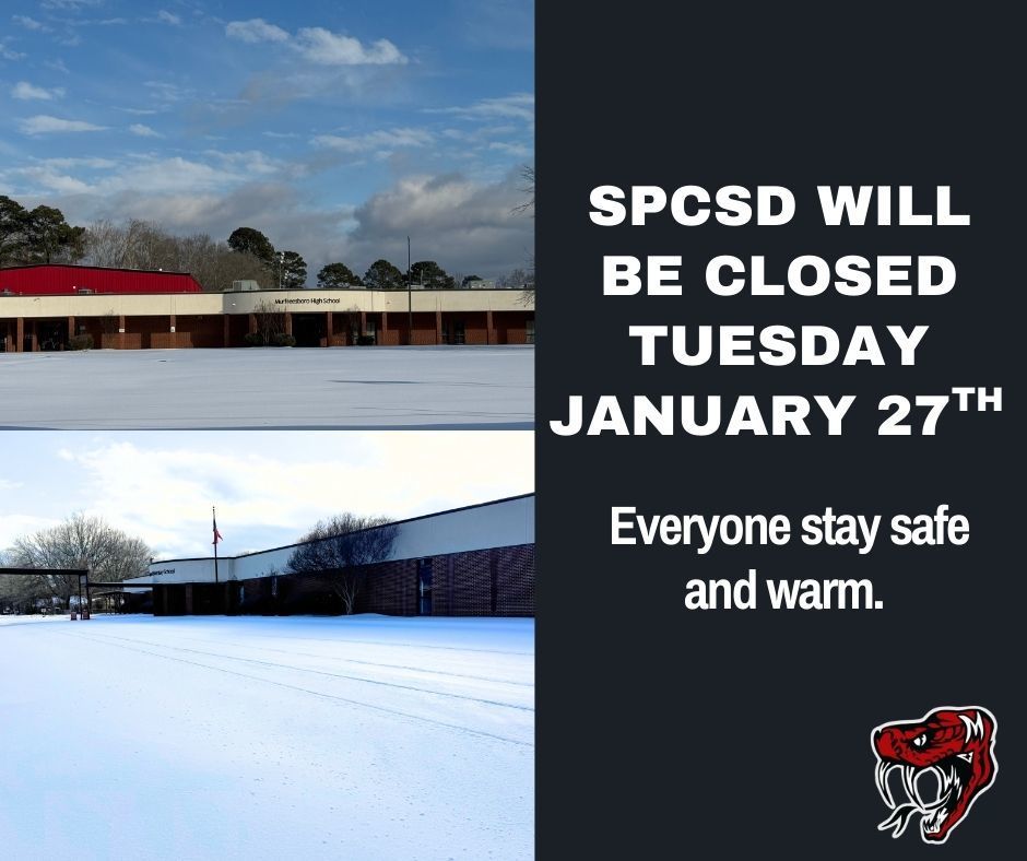 School Closed Jan 27